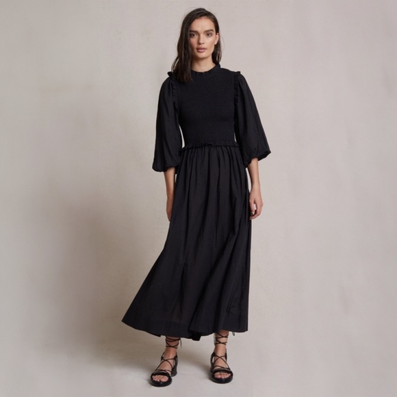 BEC AND BRIDGE - Willow Canyon Midi Dress - Black - Picture 1 of 14
